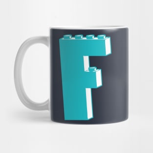 THE LETTER F, Customize My Minifig Mug